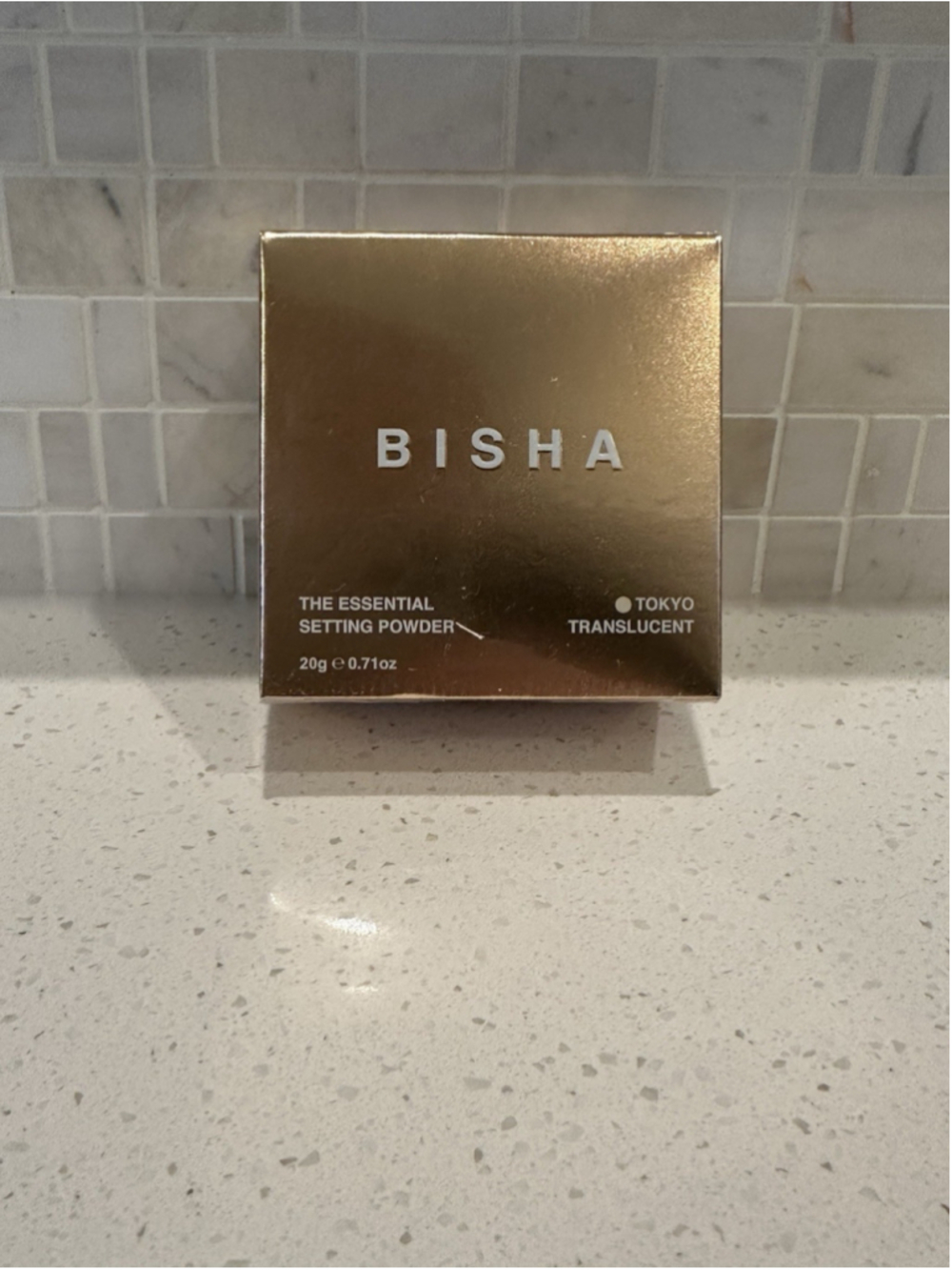 Bisha Essential Setting Powder “Tokyo Translucent” Pressed 20g 0.71oz New Sealed